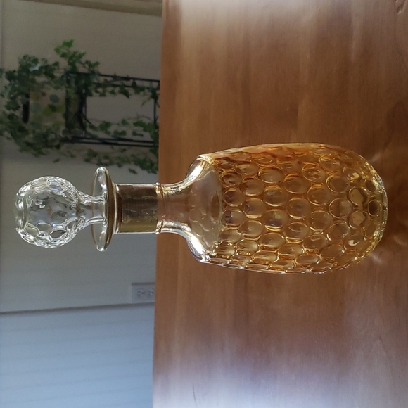 Old Forrester Vintage Gold Iridescent with labels Carnival Glass Thumbprint - Picture 2 of 4